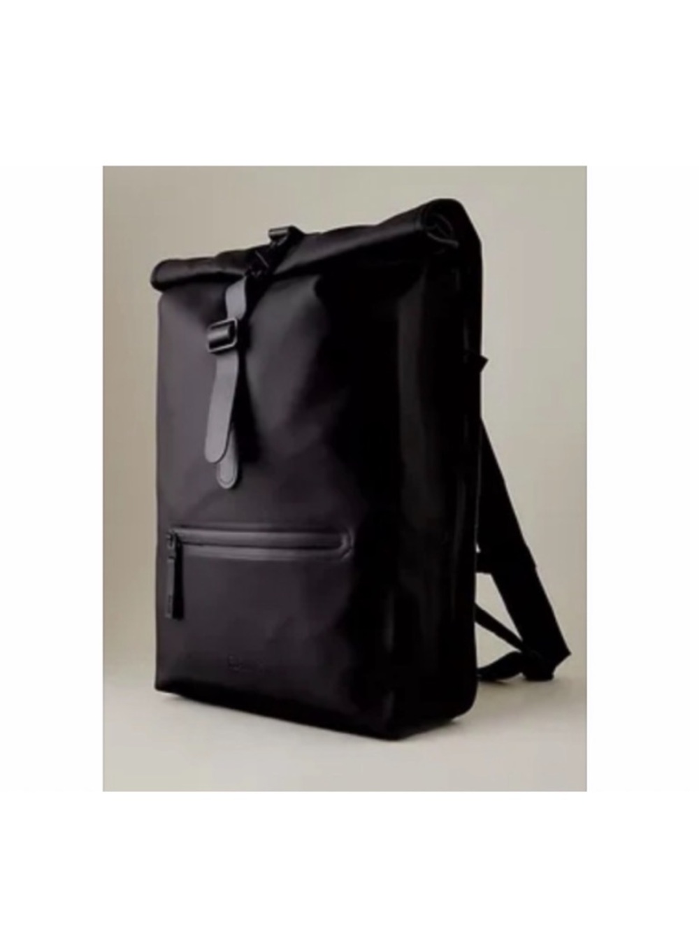 Rains Waterproof Black Backpack.